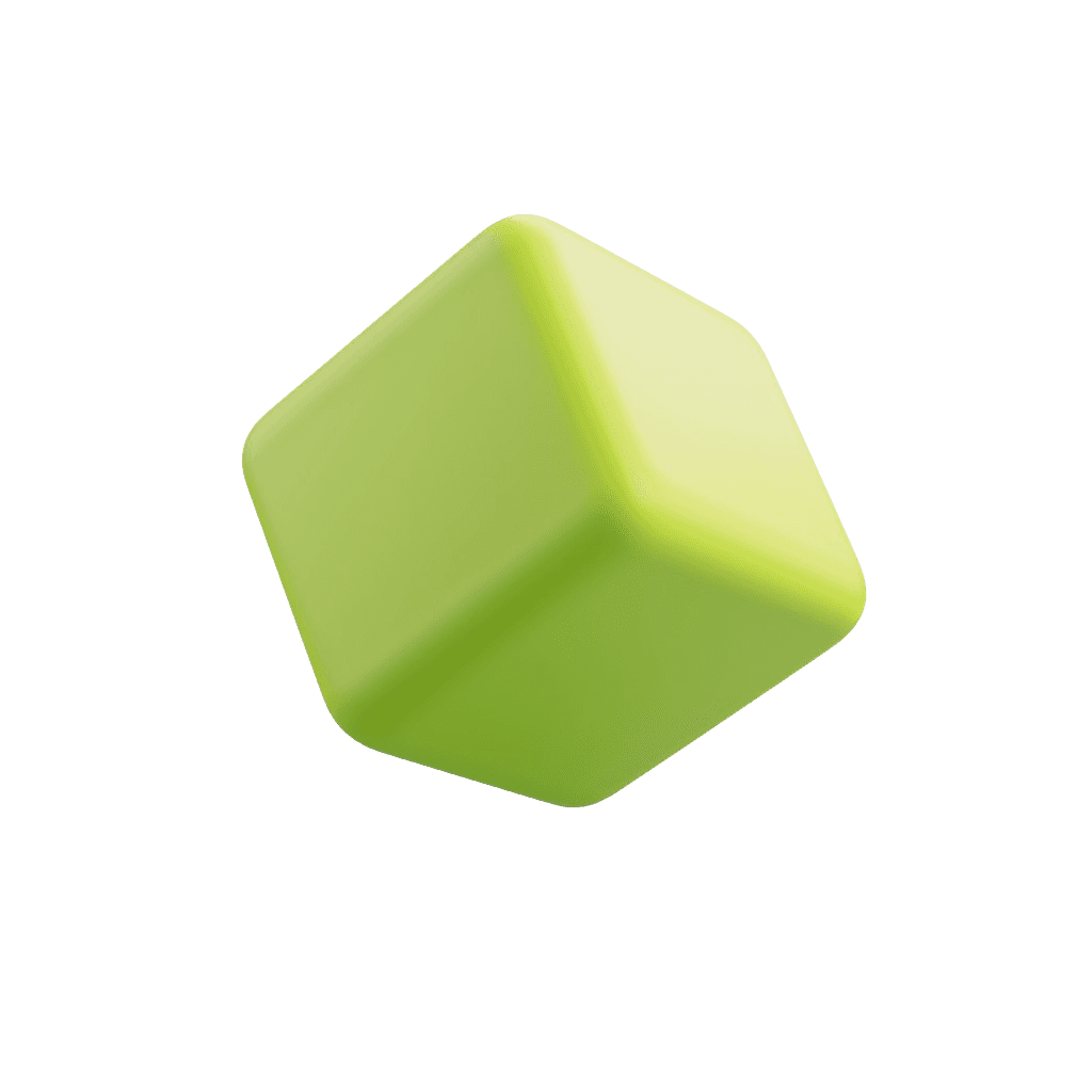 Lime Green Cube